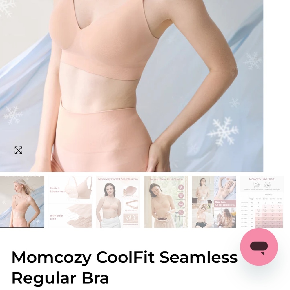 Momcozy Coolfit Regular Bra Medium NWT